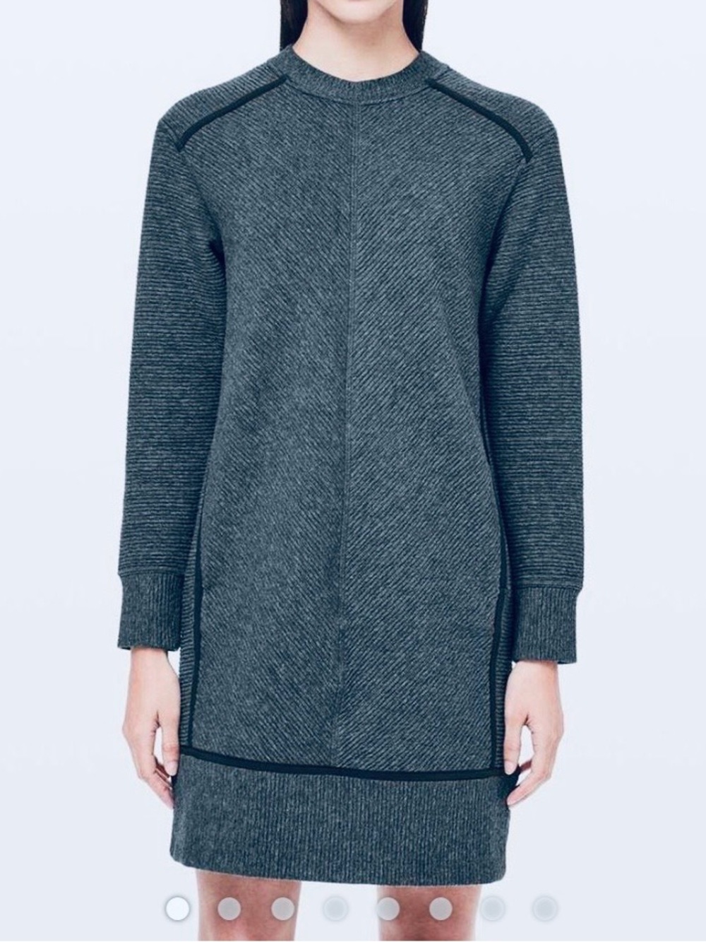 LULULEMON Heatheted Core Dress Charcoal Gray.Size 6